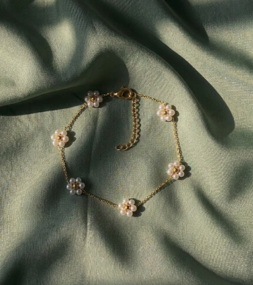 Pearl Flower Bracelet