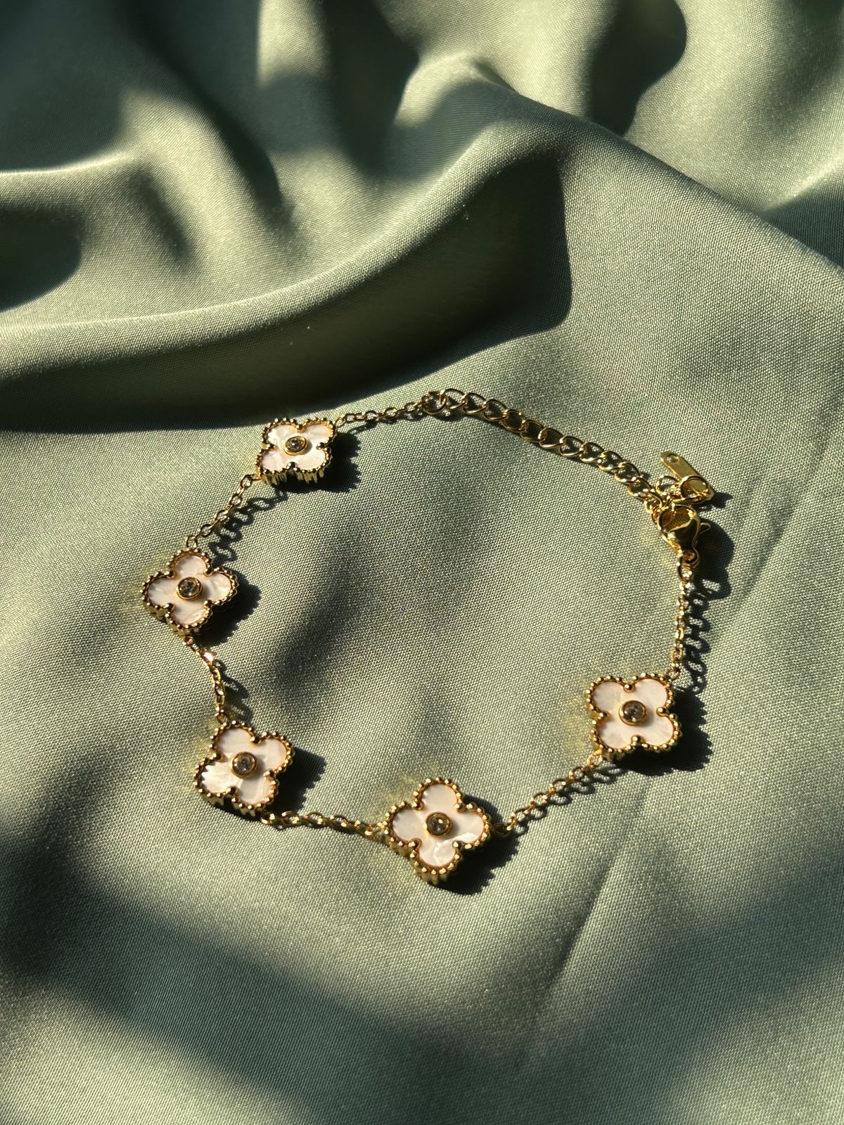 White Clover Bracelet