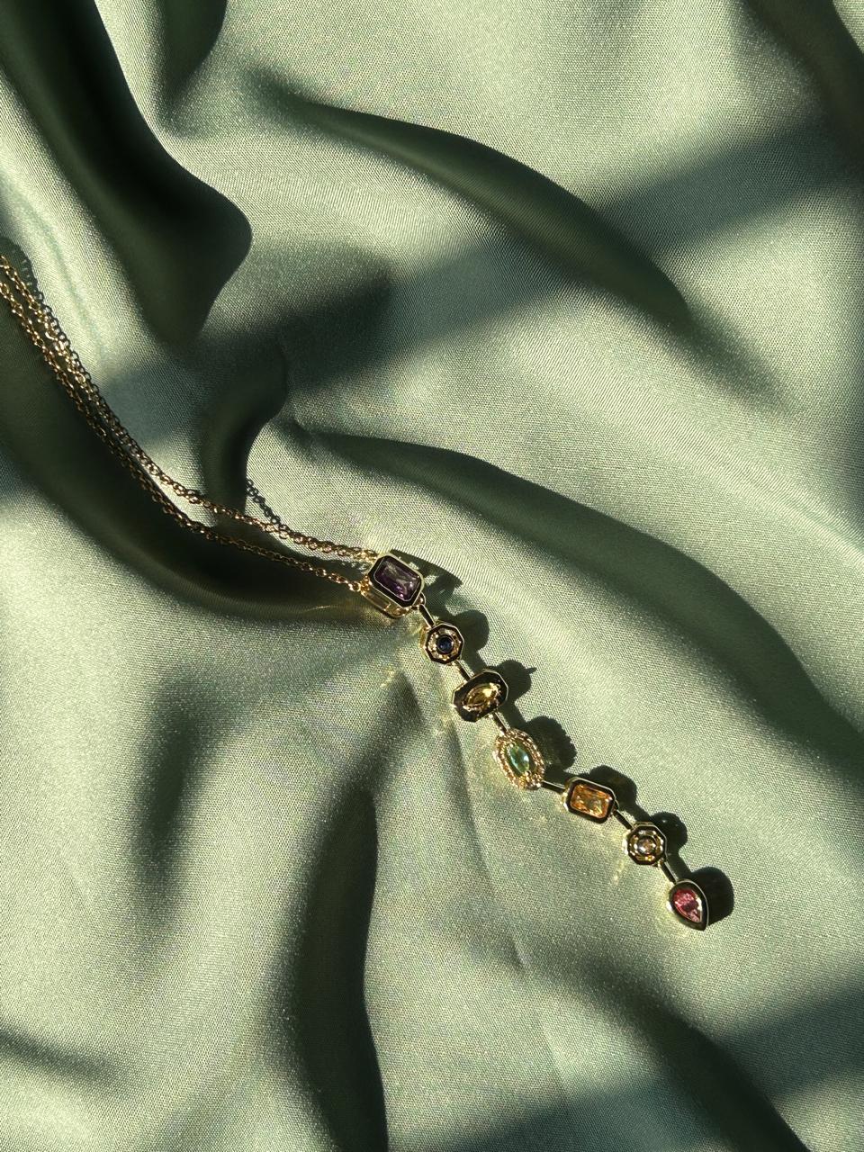 The Rainbow Drop Lariat